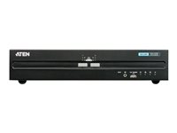 ATEN CS1142D - PSS PP v3.0 Compliant - omkopplare för tangentbord/video/mus/ljud - 2 portar CS1142D-AT-G