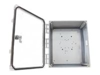 Ventev 12" x 10" x 6" Basic Enclosure w/ Clear Door, Key Lock, Cisco Backplate - hölje till nätverksenhet CV12106KC-BASIC