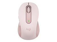 Logitech Signature M650 - mus - 2.4 GHz, Bluetooth - rosa 910-006254