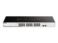 D-Link DGS 1210-26 - switch - 26 portar - smart - rackmonterbar DGS-1210-26/E