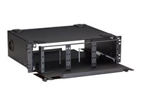 Black Box Rackmount Fiber Enclosure - kabelskåp - 3U - 19"/23" JPM406A-R6