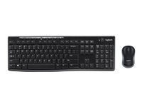 Logitech MK270 Wireless Combo - sats med tangentbord och mus - belgisk Inmatningsenhet 920-004524