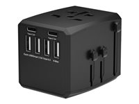 MicroConnect - socket splitter - 1920 Watt MC-TRAVELADAPTER1