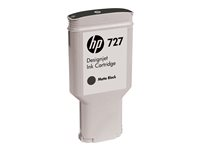 HP 727 - hög kapacitet - mattsvart - original - DesignJet - bläckpatron C1Q12A