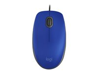 Logitech M110 Silent - mus - USB-A - blå 910-006758