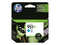 HP 951XL - Lång livslängd - cyan - original - bläckpatron CN046AE#BGX