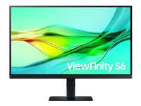 Samsung ViewFinity S6 S27D600UAU - S60UD Series - LED-skärm - QHD - 27" - HDR LS27D600UAUXEN