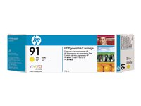 HP 91 - gul - original - DesignJet - bläckpatron C9469A