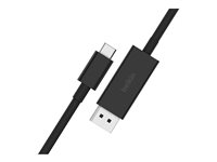 Belkin CONNECT - videoadapterkabel - 24 pin USB-C till DisplayPort - 2 m AVC014bt2MBK