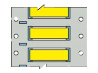 Brady PermaSleeve Wire Marking B-342 - fodral - matt - 500 stk - 25.4 x 42.16 mm PS-1000-2-YL-2