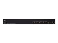 Cisco SX350X-08 - switch - 8 portar - Administrerad - rackmonterbar SX350X-08-K9-EU