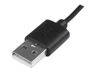 StarTech.com Micro USB-kabel med LED-laddningslampa - M/M - 1 m - USB-kabel - mikro-USB typ B till USB - 1 m USBAUBL1M