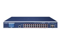 PLANET GS-5220-24UPL4XVR - switch - 28 portar - Administrerad - rackmonterbar GS-5220-24UPL4XVR