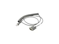 Zebra - seriell kabel - DB-9 till RJ-45 (10 pin) - 2.74 m CBA-R09-C09ZAR