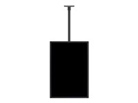 Multibrackets M Public Ceilingmount Medium Single - monteringssats - för LCD-display - svart 7350022735460