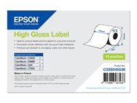 Epson - etiketter - högblank - 1 rulle (rullar) - Rulle (10,2 cm x 33 m) C33S045538