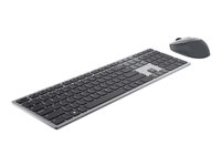 Dell Premier Wireless Keyboard and Mouse KM7321W - sats med tangentbord och mus - QWERTY - USA, internationellt - Titan gray Inmatningsenhet KM7321WGY-INT