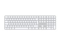 Apple Magic Keyboard with Touch ID and Numeric Keypad - tangentbord - USB-C - QWERTY - norsk - white keys Inmatningsenhet MXK73H/A