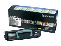 Lexmark - svart - original - tonerkassett - LRP X340A11G