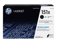 HP 151X - Lång livslängd - svart - original - LaserJet - tonerkassett (W1510X) W1510X