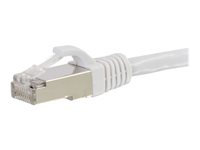 C2G Cat6a Booted Shielded (STP) Network Patch Cable - patch-kabel - 1 m - vit 89935