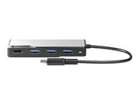 ALOGIC USB-C Fusion CORE 5-in-1 Hub V2 - dockningsstation - USB-C 3.1 Gen 1 - HDMI UCFUHDV2-SGR