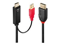 Lindy kabel för video / ljud - DisplayPort / HDMI - 5 m 41428