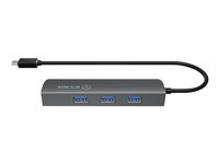 ICY BOX IB-HUB1406-C - dockningsstation - USB-C - 1GbE IB-HUB1406-C