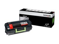 Lexmark 620HA - Lång livslängd - svart - original - tonerkassett - LCCP 62D0HA0