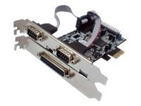 Longshine LCS-6322M - parallellt/seriellt kort - PCIe - 3 portar LCS-6322M