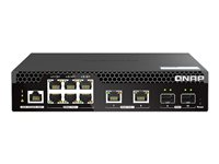 QNAP - switch - halv bredd - 10 portar - Administrerad QSW-M2106PR-2S2T