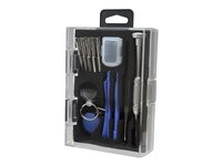 StarTech.com Cell Phone Repair Kit - with Case - Multipurpose - Computer Tool Kit - Electronics Kit - PC Tool Kit (CTKRPR) - reparationsverktygssats för mobiltelefoner - 23 delar CTKRPR