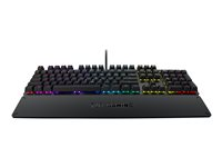 ASUS TUF Gaming K3 - tangentbord - tysk - grå kanonmetall Inmatningsenhet 90MP01Q0-BKDA00