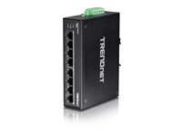 TRENDnet TI-G80 - switch - 8 portar - ohanterad - TAA-kompatibel TI-G80