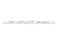 Apple Magic Keyboard with Touch ID and Numeric Keypad - tangentbord - QWERTY - dansk Inmatningsenhet MK2C3DK/A