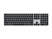 Apple Magic Keyboard with Touch ID and Numeric Keypad - tangentbord - USB-C - QWERTY - Amerikansk engelska - svarta tangenter Inmatningsenhet MXK83LB/A