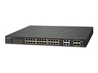 PLANET GS-4210-24UP4C - switch - 24 portar - Administrerad - rackmonterbar GS-4210-24UP4C