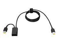 Lenovo Dual Slim-tip Adapter - strömdelare 4X20W69154