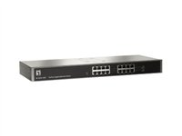 LevelOne GSW-1657 - switch - 16 portar GSW-1657