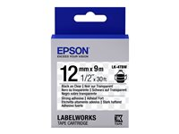 Epson LabelWorks LK-4TBW - etiketttejp - 1 kassett(er) - Rulle (1,2 cm x 9 m) C53S654015