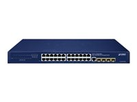 PLANET GS-4210-24T4S - switch - 28 portar - Administrerad - rackmonterbar GS-4210-24T4S