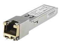 StarTech.com Juniper RX-GET-SFP Compatible SFP Module, 1000BASE-T, SFP to RJ45 (Copper) Cat6/Cat5e, 1GE Gigabit Ethernet SFP, RJ-45 (Copper) 100m, 1Gbps Mini GBIC Transceiver SFP Module - Lifetime Warranty (RXGETSFPST) - SFP-sändar/mottagarmodul (mini-GBIC) - 1GbE RXGETSFPST