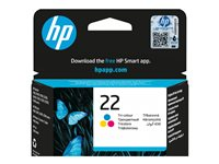 HP 22 - färg (cyan, magenta, gul) - original - bläckpatron C9352AE#ABE