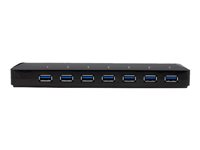 StarTech.com USB 3.0-hub med 7 portar och dedicerade laddningsportar - 2x 2,4 A-portar - USB-växel - 7 portar ST93007U2C