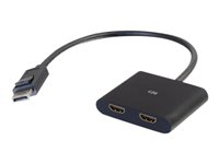 C2G DisplayPort 1.2 to Dual HDMI MST Hub - video-/ljudomkopplare - 2 portar 84293