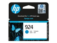 HP 924 - cyan - original - Officejet - bläckpatron 4K0U3NE#CE1