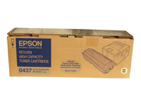 Epson 0437 - hög kapacitet - svart - original - tonerkassett - Epson Return Program C13S050437