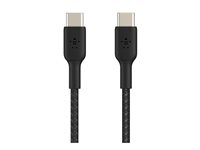 Belkin BoostCharge - USB typ C-kabel - 24 pin USB-C till 24 pin USB-C - 1 m CAB004BT1MBK