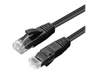 MicroConnect patch-kabel - 3 m - svart MC-UTP6A03S