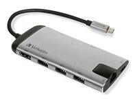 Verbatim - dockningsstation - USB-C - HDMI - 1GbE 49142